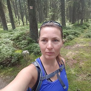 Marcela Kubíčková na vrcholu Hůrka (10.8.2021 12:05)
