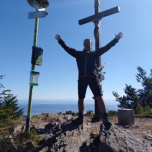 Jozef Farkaš na vrcholu Šimonka (7.8.2018 8:49)