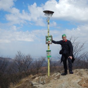 Rastislav Biarinec na vrcholu Šimonka (28.3.2020 10:45)