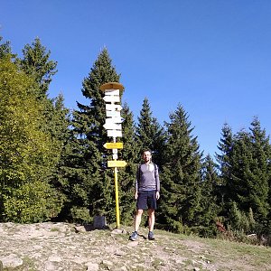 JetBlack na vrcholu Malý Javorník (15.9.2019 9:37)
