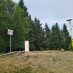Michal Opršal na vrcholu Malý Javorník (10.8.2020 15:36)