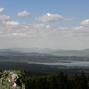 Bouřka na vrcholu Medvědí vrch (14.5.2022 14:40)