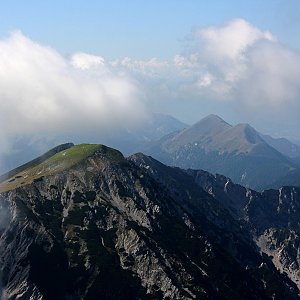 Bouřka na vrcholu Stol/Hochstuhl (3.9.2021 14:44)