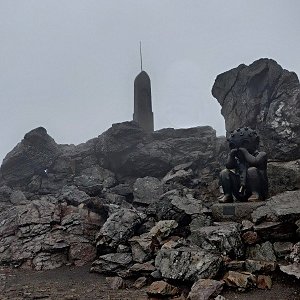 Pavel Martínek na vrcholu Ještěd (31.12.2022 10:30)