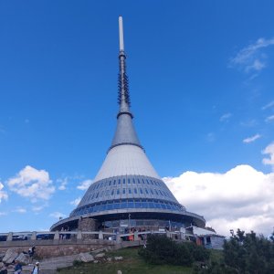 Petr Snížek na vrcholu Ještěd (10.8.2023 13:14)