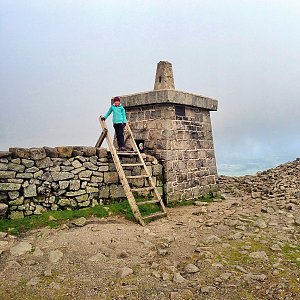 Martin Matějka na vrcholu Slieve Donard (29.9.2017 12:23)