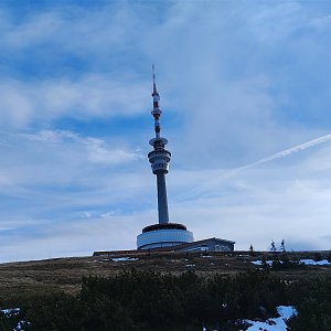 Milan Meravy na vrcholu Praděd (3.1.2023 13:53)
