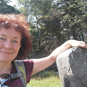 Anna na vrcholu Loupežník (14.6.2021)