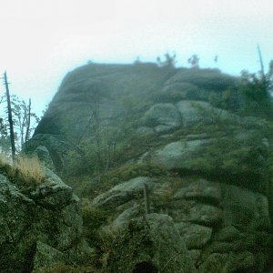 Martin Matějka na vrcholu Polední kameny (24.8.2008 10:22)
