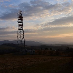 Bohumír Michal na vrcholu Kamenná (15.2.2022 16:33)