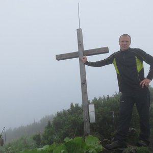 Divočák na vrcholu Brauningzinken (6.8.2016 10:50)