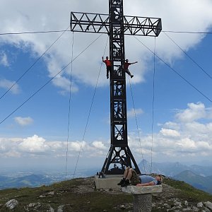 Láďa na vrcholu Brunnkogel (5.6.2021 14:30)