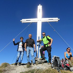 Divočák na vrcholu Kitzstein (30.9.2018 11:35)