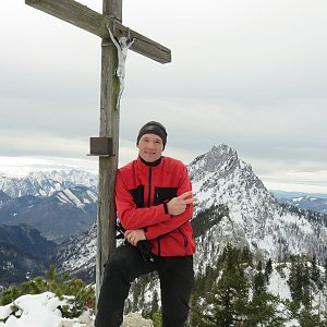 Divočák na vrcholu Steineck (28.12.2018 13:10)