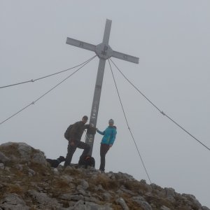 Mišule Kudlačka na vrcholu Ötscher (13.5.2022 6:47)