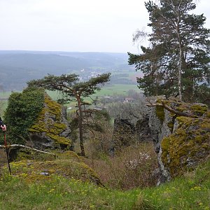 Jarda Vála na vrcholu Doubravický vrch (28.4.2023)
