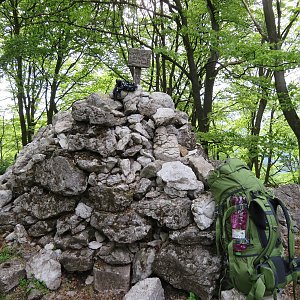 Jaroslav Flidr na vrcholu Veľký Manín (30.5.2020)