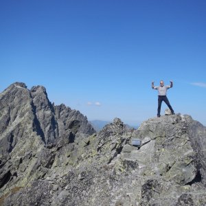 Rastislav Biarinec na vrcholu Ganek (20.7.2022 9:58)