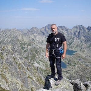 Rastislav Biarinec na vrcholu Satan (10.8.2017 10:08)