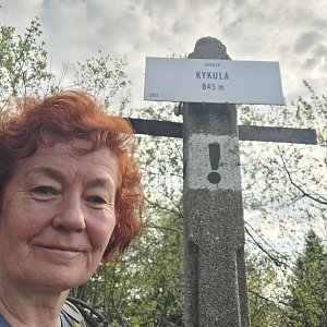 Anna na vrcholu Kykula (11.5.2022)