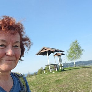 Anna na vrcholu Grúň (11.5.2022)
