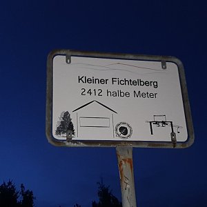 TP na vrcholu Kleiner Fichtelberg (31.10.2022 17:30)