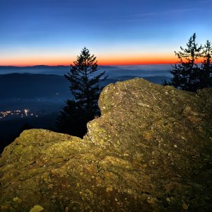 Jiří Králík na vrcholu Mittagstein - sicht (7.11.2025 17:28)