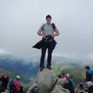 Rastislav Biarinec na vrcholu Svinica (17.7.2022 11:50)