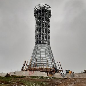 ZdenkaV na vrcholu Králický Sněžník (28.5.2022)