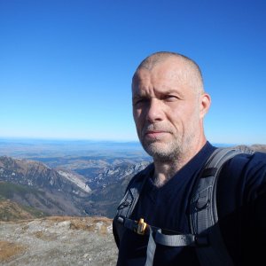Rastislav Biarinec na vrcholu Bystrá (16.10.2017 10:37)