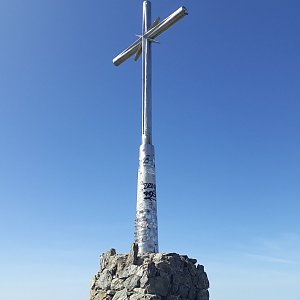 Marcell na vrcholu Punta La Marmora (13.9.2022)