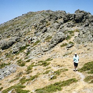 Vratislav Sejkora na vrcholu Punta La Marmora (14.7.2001 13:00)