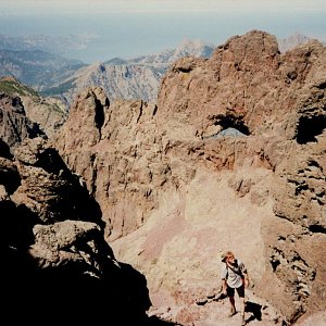 Vratislav Sejkora na vrcholu Paglia Orba (22.7.1993 13:40)