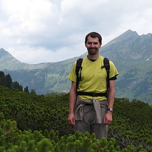 Martin Matějka na vrcholu Grünseekoppe (5.7.2011 13:29)