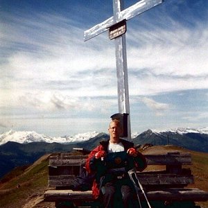 Mountainer na vrcholu Asitzkopf (13.7.2005 8:50)