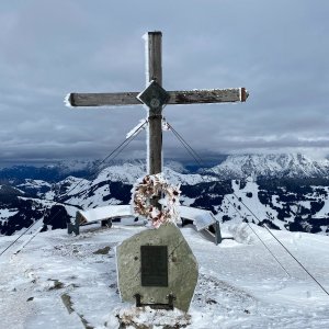 Martin Matějka na vrcholu Schattberg West (26.1.2024 11:59)