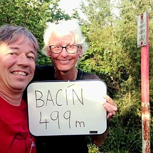 Jana a Pavel Kasaničovi na vrcholu Bacín (13.7.2021 8:30)