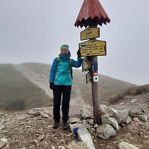 ZdenkaV na vrcholu Salatín (18.8.2021)