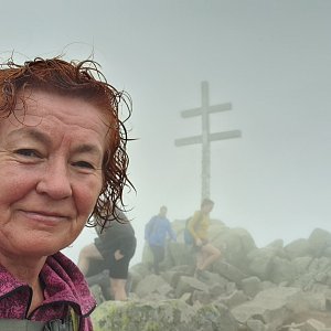 Anna na vrcholu Ďumbier (6.8.2022)