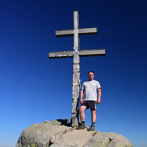 Bohumír Michal na vrcholu Ďumbier (3.9.2022 9:49)