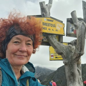 Anna na vrcholu Brestová (2.9.2023)