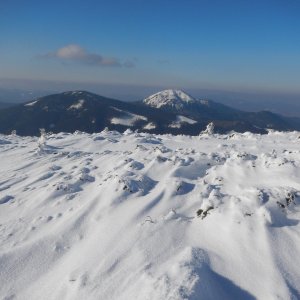 Rastislav Biarinec na vrcholu Veľká hoľa (6.3.2022 16:08)