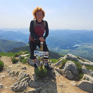 Anna na vrcholu Hromové (28.5.2023)