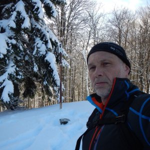 Rastislav Biarinec na vrcholu Chlieviská (19.12.2018 12:06)