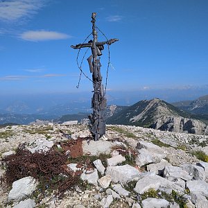 Smoula na vrcholu Dente Austriaco (11.8.2020 9:45)