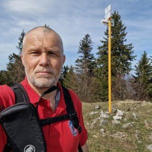 Rastislav Biarinec na vrcholu Javorina (9.4.2024 14:07)