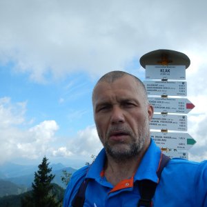 Rastislav Biarinec na vrcholu Kľak (28.7.2015 9:51)