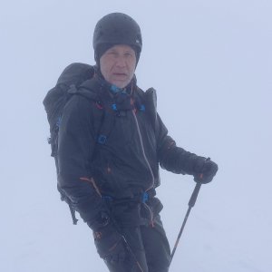 Rastislav Biarinec na vrcholu Krúpova hoľa (9.2.2024 14:13)