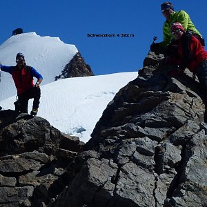 Jirka Zajko na vrcholu Schwarzhorn /  Corno Nero (21.7.2015 11:05)