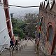 ZdenkaV na vrcholu Swayambhu hill (1.4.2022)